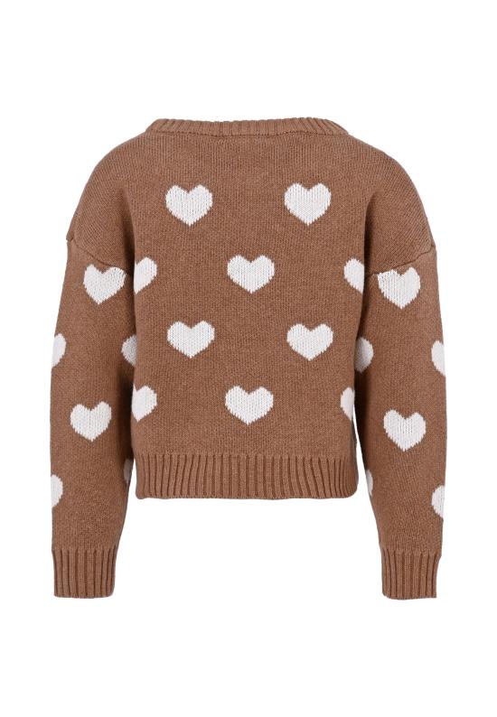 25FW [키즈] 모나리자 캐시미어 니트 17F603 6060 0006 BROWN - MONNALISA