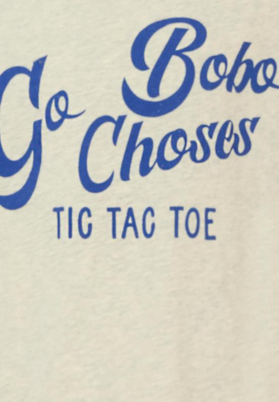 25FW [키즈] 보보쇼즈 티셔츠 B225AC019 GREY - BOBO CHOSES