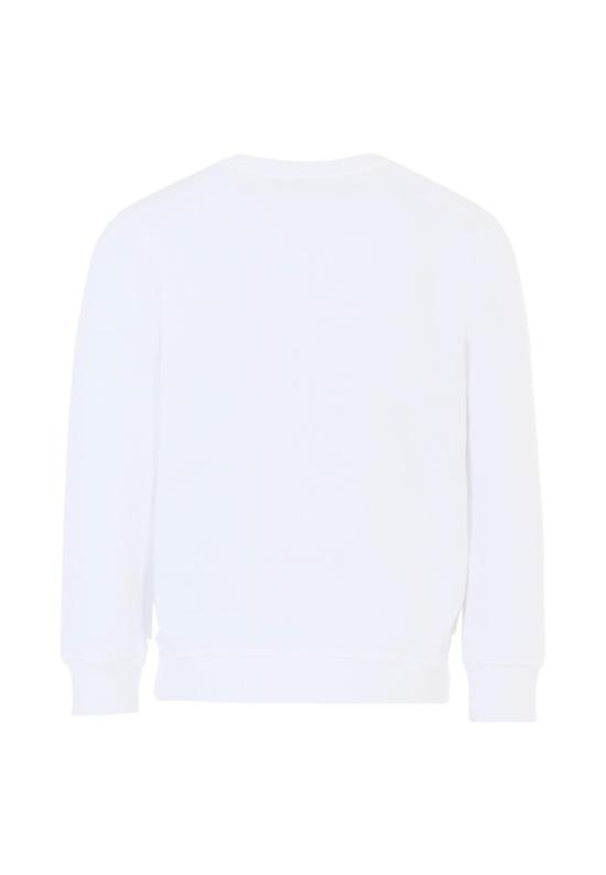 25SS [키즈] 모스키노 트레이닝 상의 HOF08V LCA52 10101 WHITE - MOSCHINO