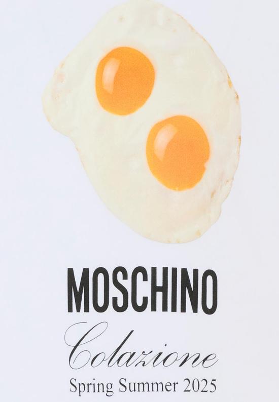 25SS [키즈] 모스키노 트레이닝 상의 HOF08V LCA52 10101 WHITE - MOSCHINO