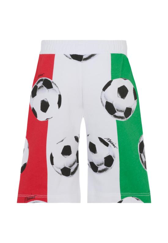 25SS [키즈] 모스키노 쇼츠/버뮤다 HUQ02D LCA74 83311 MULTICOLOR - MOSCHINO
