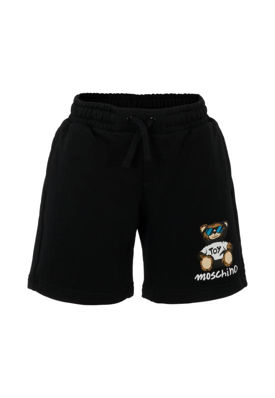 25SS [키즈] 모스키노 쇼츠/버뮤다 HUQ02E LCA32 60100 BLACK