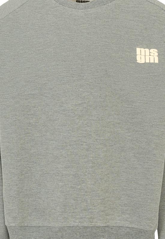 25FW [키즈] 엠에스지엠 니트/스웻셔츠 F5MSJUSW057 104 GREY - MSGM