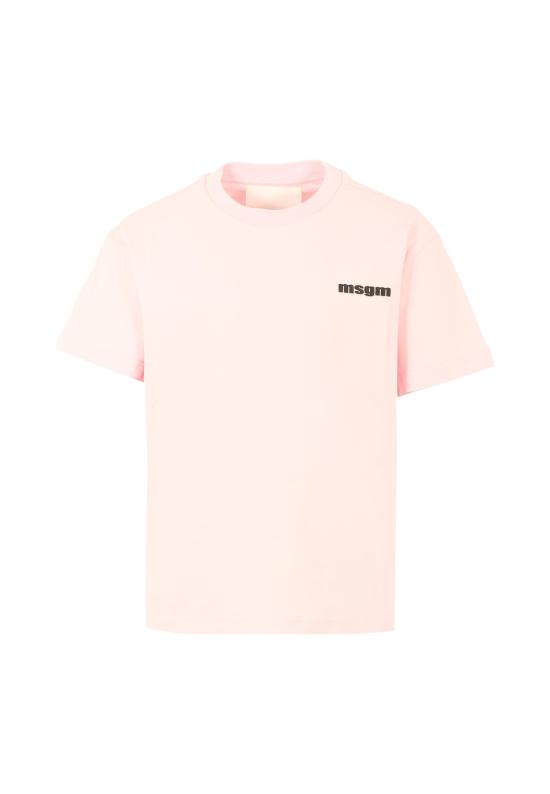 25FW [키즈] 엠에스지엠 티셔츠 F5MSJUTH056 MS044 PINK - MSGM
