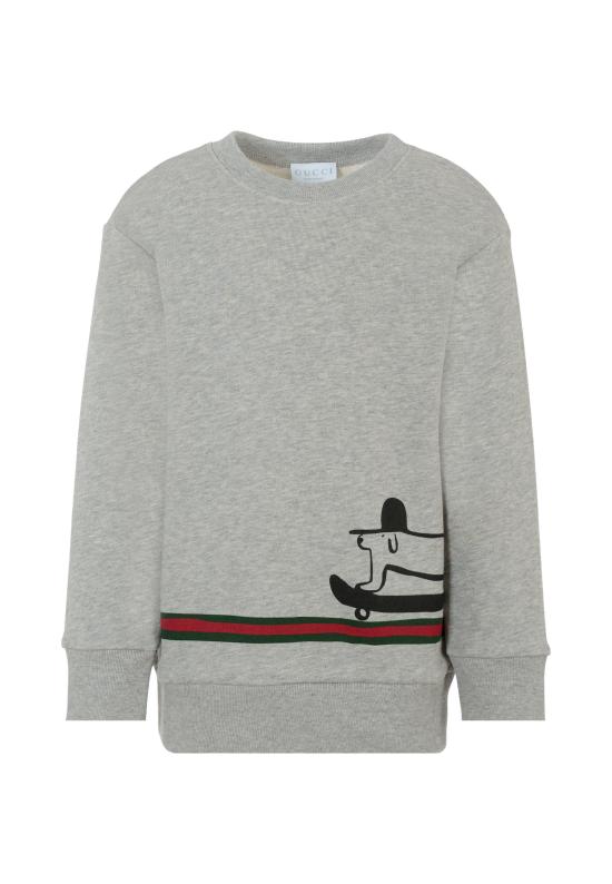 25FW [키즈] 구찌 니트/스웻셔츠 569693 XJHCA 1183 GREY