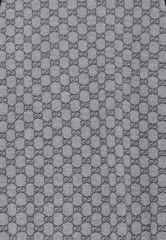 25FW [키즈] 구찌 GG 자카드 스웨터 834349 XKEZO 1018 GREY - GUCCI
