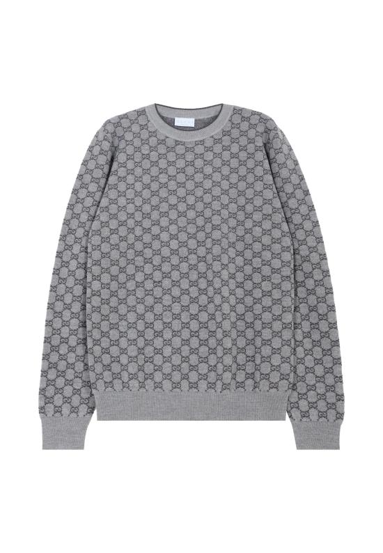 25FW [키즈] 구찌 GG 자카드 스웨터 834349 XKEZO 1018 GREY