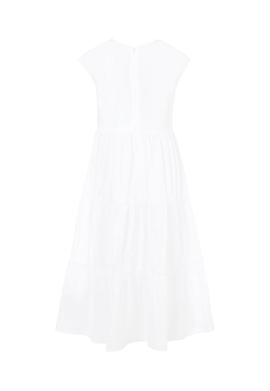 25SS [키즈] 모스키노 원피스 HAV0EF LLA12 10101 WHITE - MOSCHINO