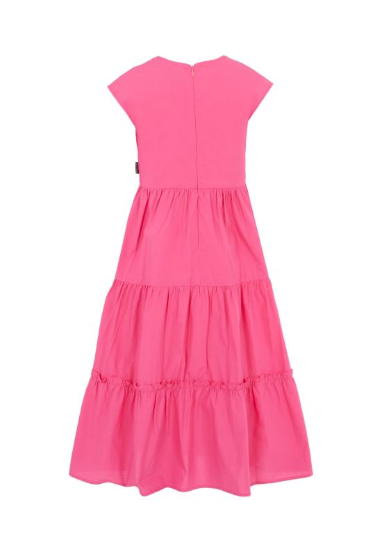 25SS [키즈] 모스키노 원피스 HAV0EF LLA12 50533 FUCHSIA - MOSCHINO