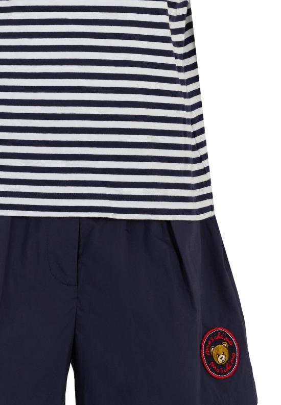 25SS [키즈] 모스키노 트레이닝 웨어 HDG01F LAE08 83442 BLUE - MOSCHINO