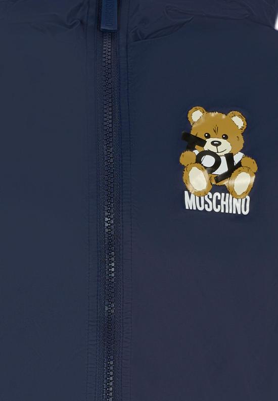 25SS [키즈] 모스키노 자켓 HMS04G L3A69 40016 BLUE - MOSCHINO