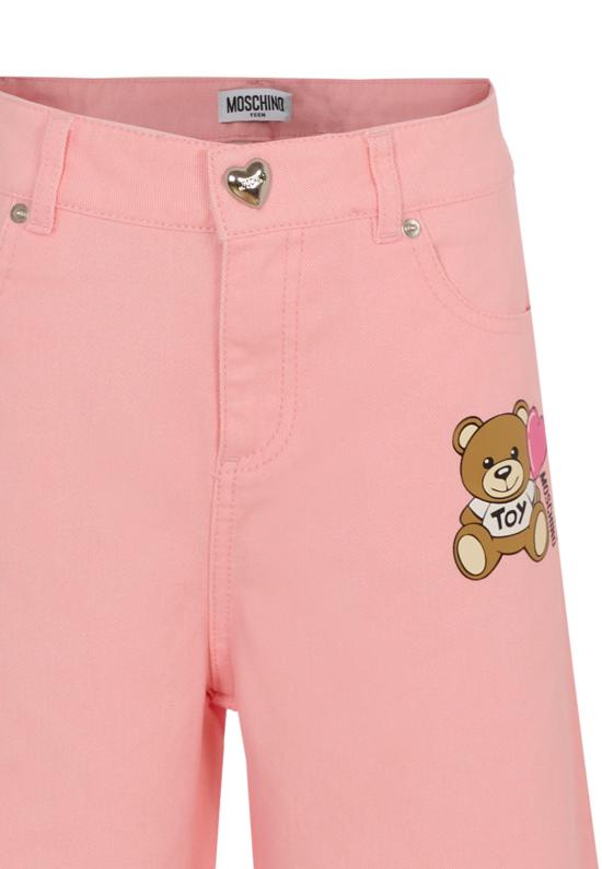 25SS [키즈] 모스키노 진 HDP06C LOA14 50209 PINK - MOSCHINO