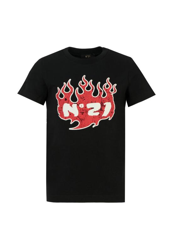 25SS [키즈] 누메로벤투노 티셔츠 N2103M N0080 0N900 BLACK