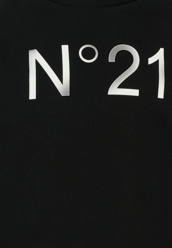 25SS [키즈] 누메로벤투노 폴로 셔츠 N21A23 N0154 0NC16 BLACK - N°21