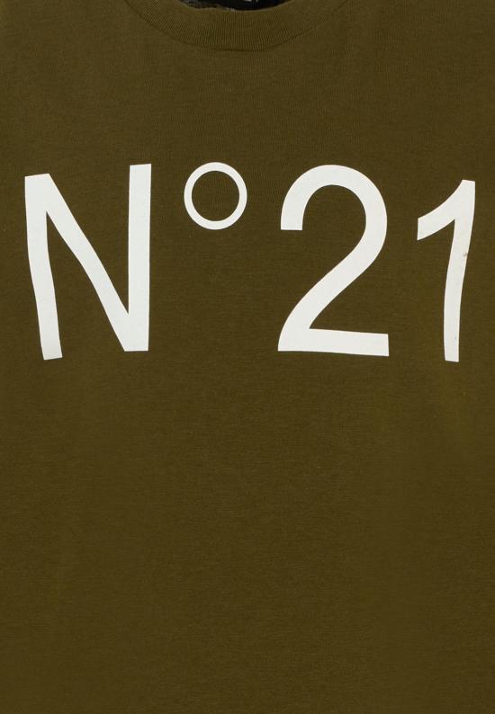 25SS [키즈] 누메로벤투노 티셔츠 N21173 N0153 0N514 GREEN - N°21