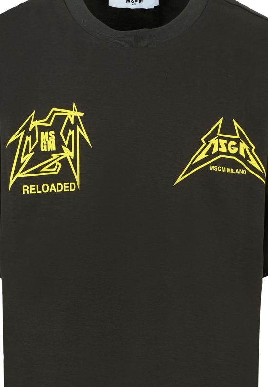 25FW [키즈] 엠에스지엠 티셔츠 F5MSJGTH267 MS064 BLACK - MSGM