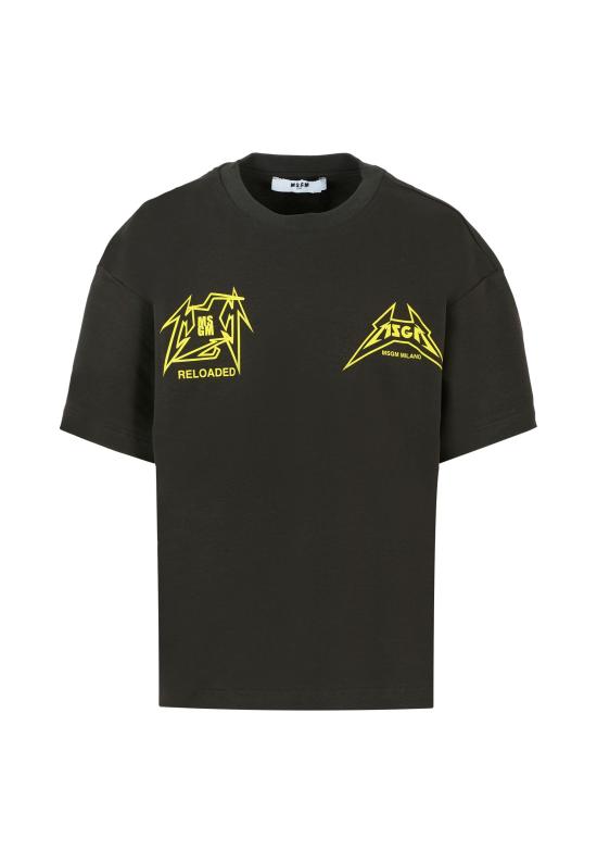 25FW [키즈] 엠에스지엠 티셔츠 F5MSJGTH267 MS064 BLACK