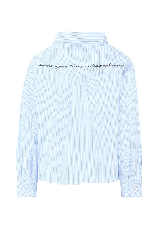 25FW [키즈] 엠에스지엠 셔츠 F5MSJGSI116 MS053 LIGHT BLUE - MSGM