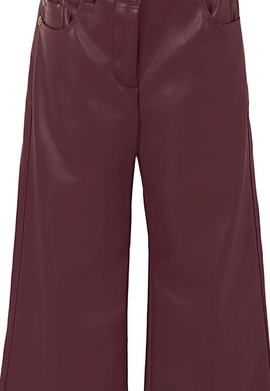 25FW [키즈] 엠에스지엠 스트레이트 팬츠 F5MSJGPA144 MS034 BORDEAUX - MSGM