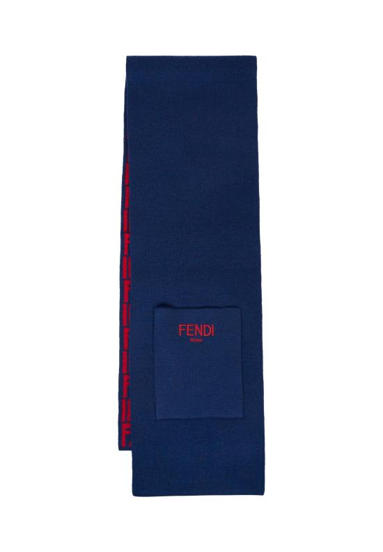 25FW [키즈] 펜디 넥워머/머플러/스카프 JUQ020 AO29 F08B9 BLUE