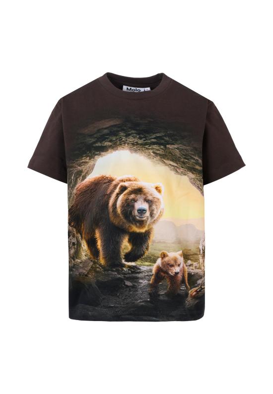 25FW [키즈] 몰로 티셔츠 1W25A203 9640 BROWN