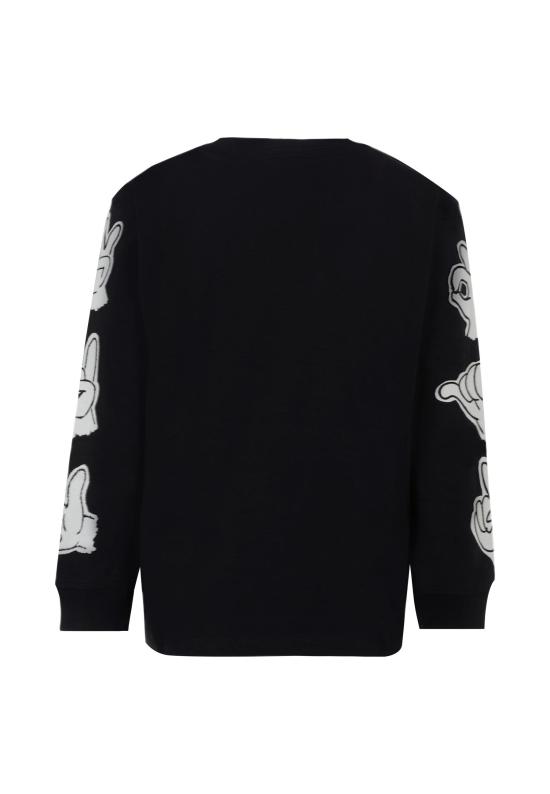 25FW [키즈] 몰로 티셔츠 1W25A406 9678 BLACK - MOLO