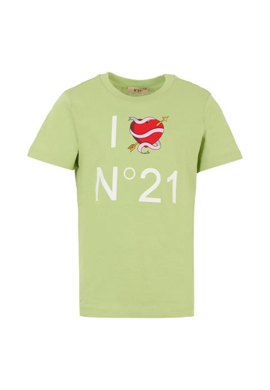 25SS [키즈] 누메로벤투노 티셔츠 N2102C N0153 0N513 GREEN