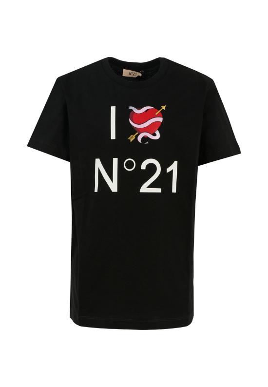 25SS [키즈] 누메로벤투노 티셔츠 N2102C N0153 0N900 BLACK