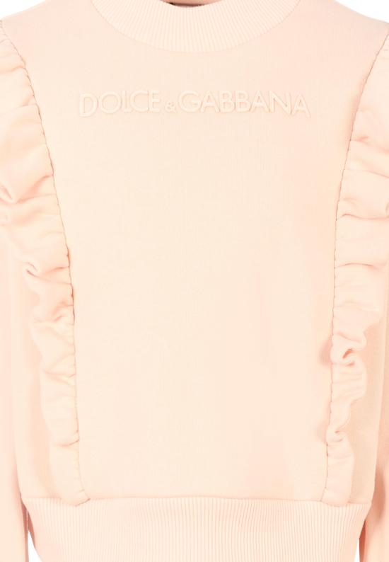 25FW [키즈] 돌체앤가바나 니트/스웻셔츠 L5JWCE G7PID F0210 PINK - DOLCE & GABBANA