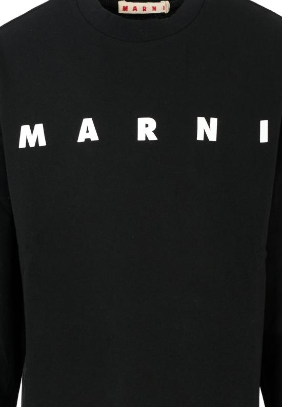 26FW [키즈] 마르니 티셔츠 M01603 M00RF 0M900 BLACK - MARNI