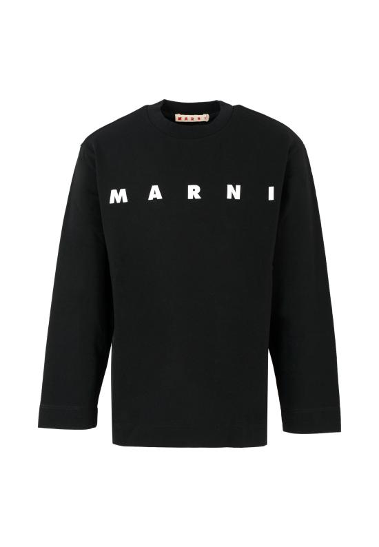 26FW [키즈] 마르니 티셔츠 M01603 M00RF 0M900 BLACK
