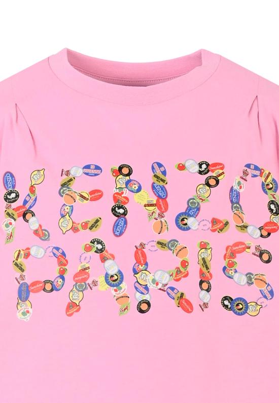 25SS [키즈] 겐조 티셔츠 K61065 465 PINK - KENZO