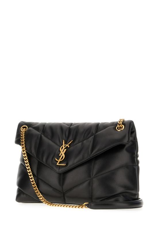 26FW 생로랑 루루 푸퍼 미디움 숄더백 5774751EL07 1000 Nero - SAINT LAURENT