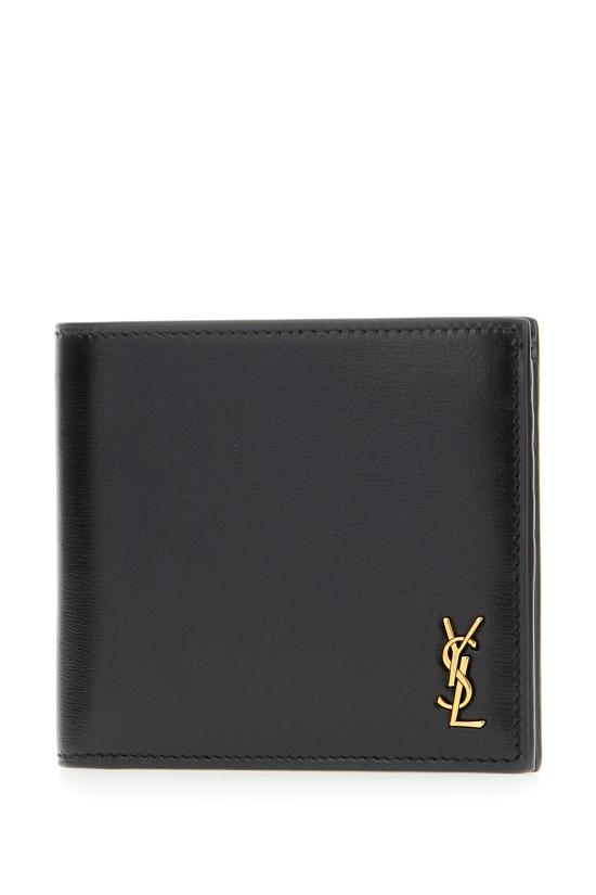 26SS 생로랑 타이니 모노그램 반지갑 60772702G0W 1000 Nero - SAINT LAURENT