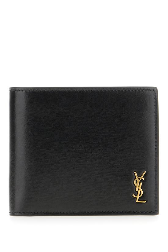 26SS 생로랑 타이니 모노그램 반지갑 60772702G0W 1000 Nero