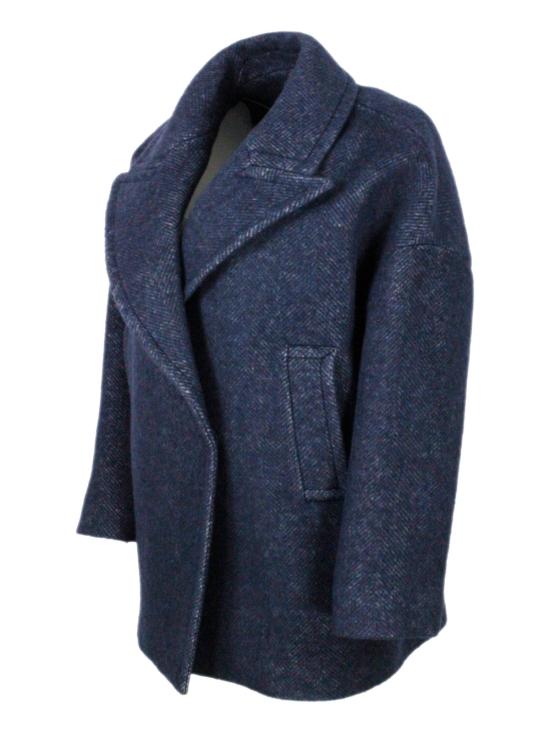 25FW 로레나안토니아찌 코트 A2540CP01A4996 0590 Blue - LORENA ANTONIAZZI