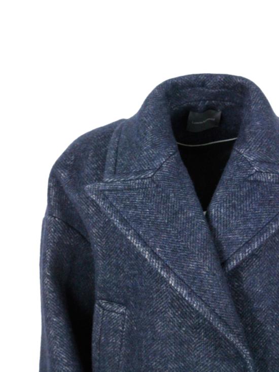 25FW 로레나안토니아찌 코트 A2540CP01A4996 0590 Blue - LORENA ANTONIAZZI