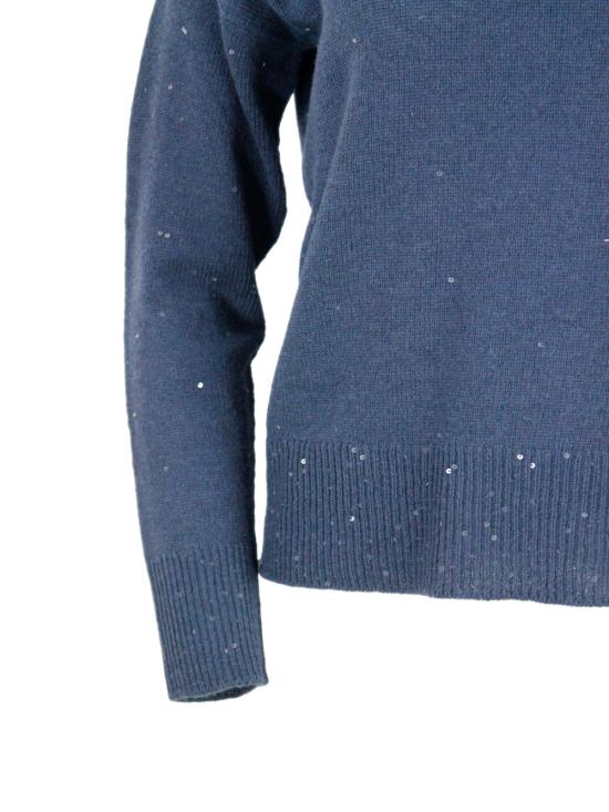 25FW 로레나안토니아찌 터틀넥 A25131DM17A2989 0582 Blue - LORENA ANTONIAZZI