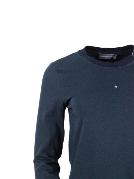 25FW 로레나안토니아찌 긴팔 티셔츠 A2578TS10A4577 0590 Blue - LORENA ANTONIAZZI