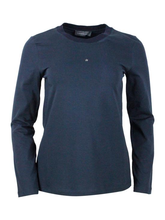 25FW 로레나안토니아찌 긴팔 티셔츠 A2578TS10A4577 0590 Blue