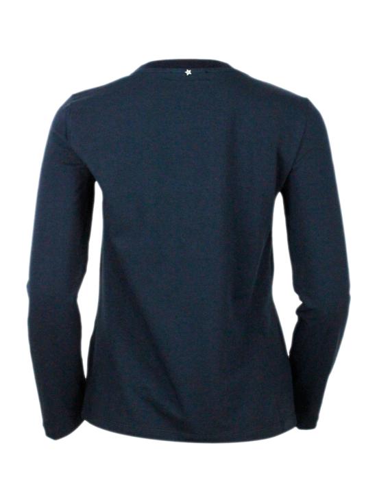 25FW 로레나안토니아찌 긴팔 티셔츠 A2578TS10A4577 0590 Blue - LORENA ANTONIAZZI