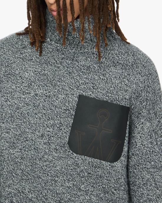 25FW JW앤더슨 터틀넥 KW1234YN0367 929 Grey - JW ANDERSON