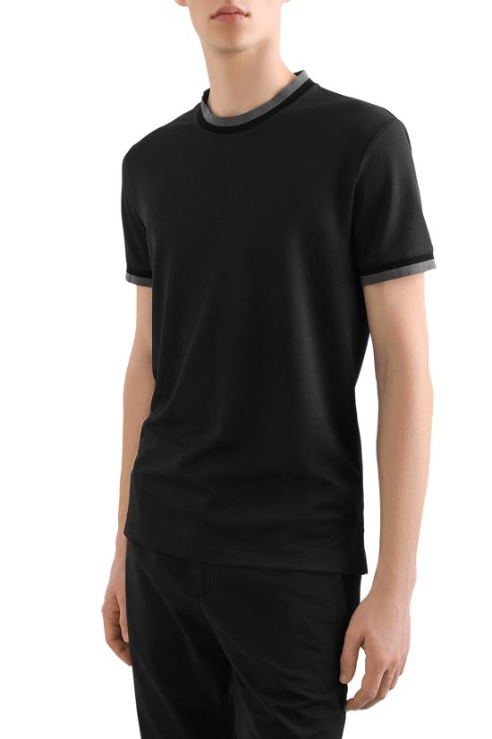 25FW 돌체앤가바나 반팔 티셔츠 G8SW4THU7VE N0000 Black - DOLCE & GABBANA