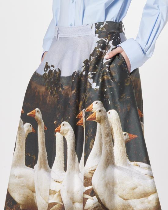 25SS 모스키노 롱 스커트 0102 0553 1888 MULTICOLOR - MOSCHINO