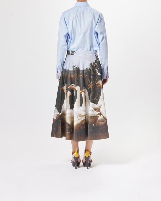 25SS 모스키노 롱 스커트 0102 0553 1888 MULTICOLOR - MOSCHINO