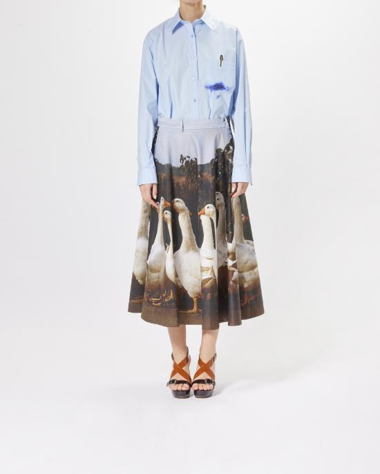 25SS 모스키노 롱 스커트 0102 0553 1888 MULTICOLOR - MOSCHINO