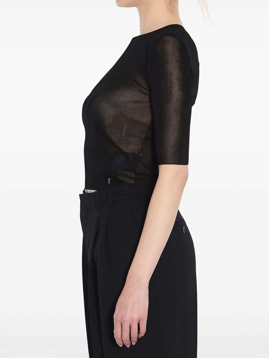  생로랑 반팔 티셔츠 819910Y75WA1000 Black - SAINT LAURENT