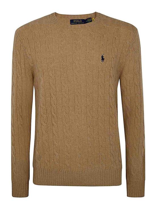 26FW 폴로 랄프로렌 케이블 니트 스웨터 710876762009 BROWN - POLO RALPH LAUREN