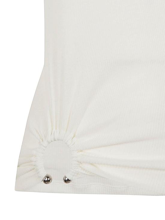  파코라반 민소매 티셔츠 24FJTE165CO0530P100 White - PACO RABANNE