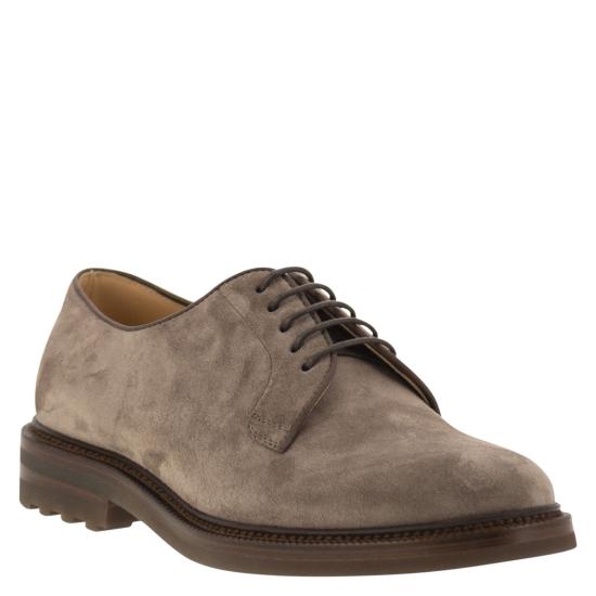 25FW 브루넬로 쿠치넬리 드레스 슈즈 MZUPEAX810 TURTLEDOVE - BRUNELLO CUCINELLI